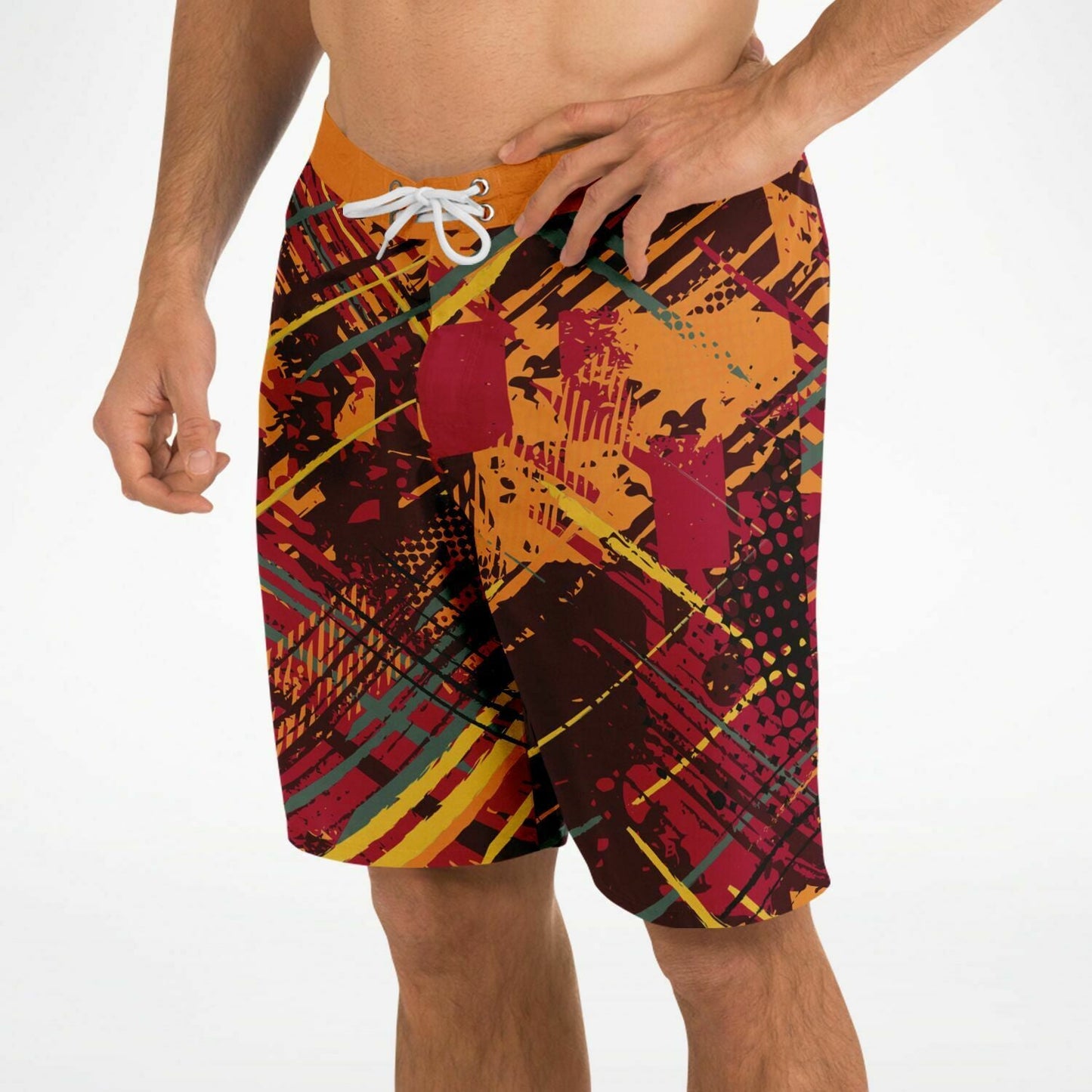 Abstract Orange Men's Board Shorts - coming soon!