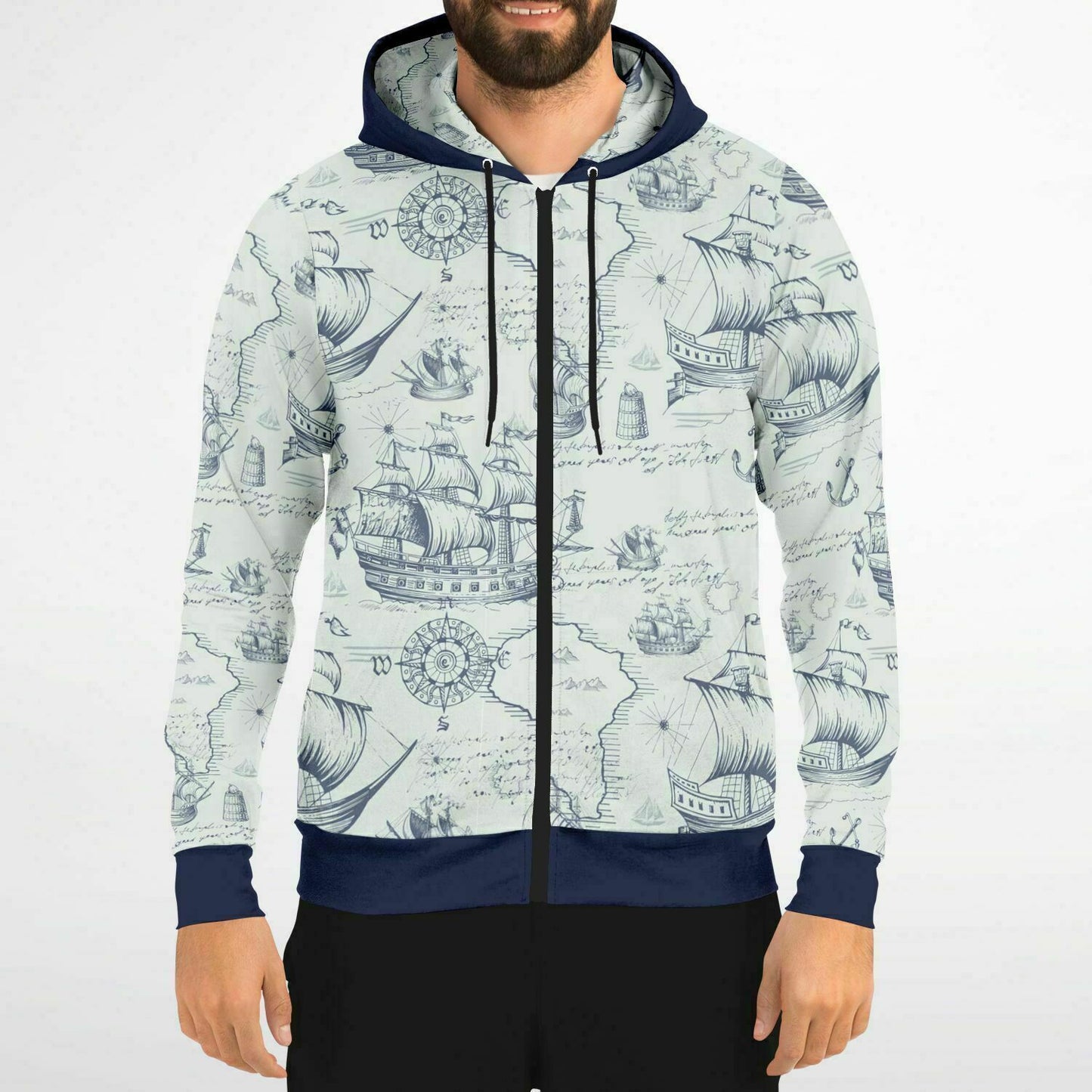 Ships 1 Zip Hoodie Unisex