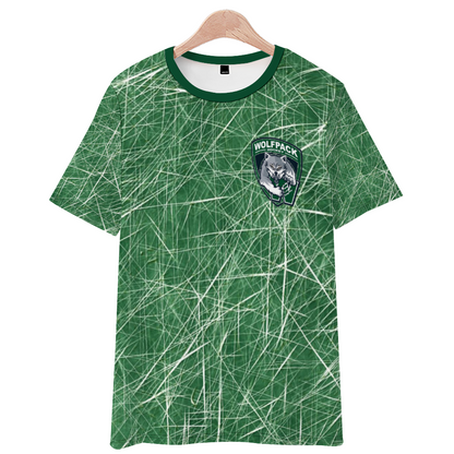 Wolfpack Green Kids Sleeve T-Shirts