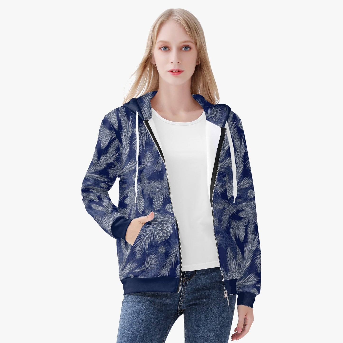 Dark Blue Spruce Hoodie Natasha