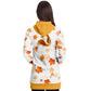 Autumn Fox Women's Longline Hoodie - XL, US stock