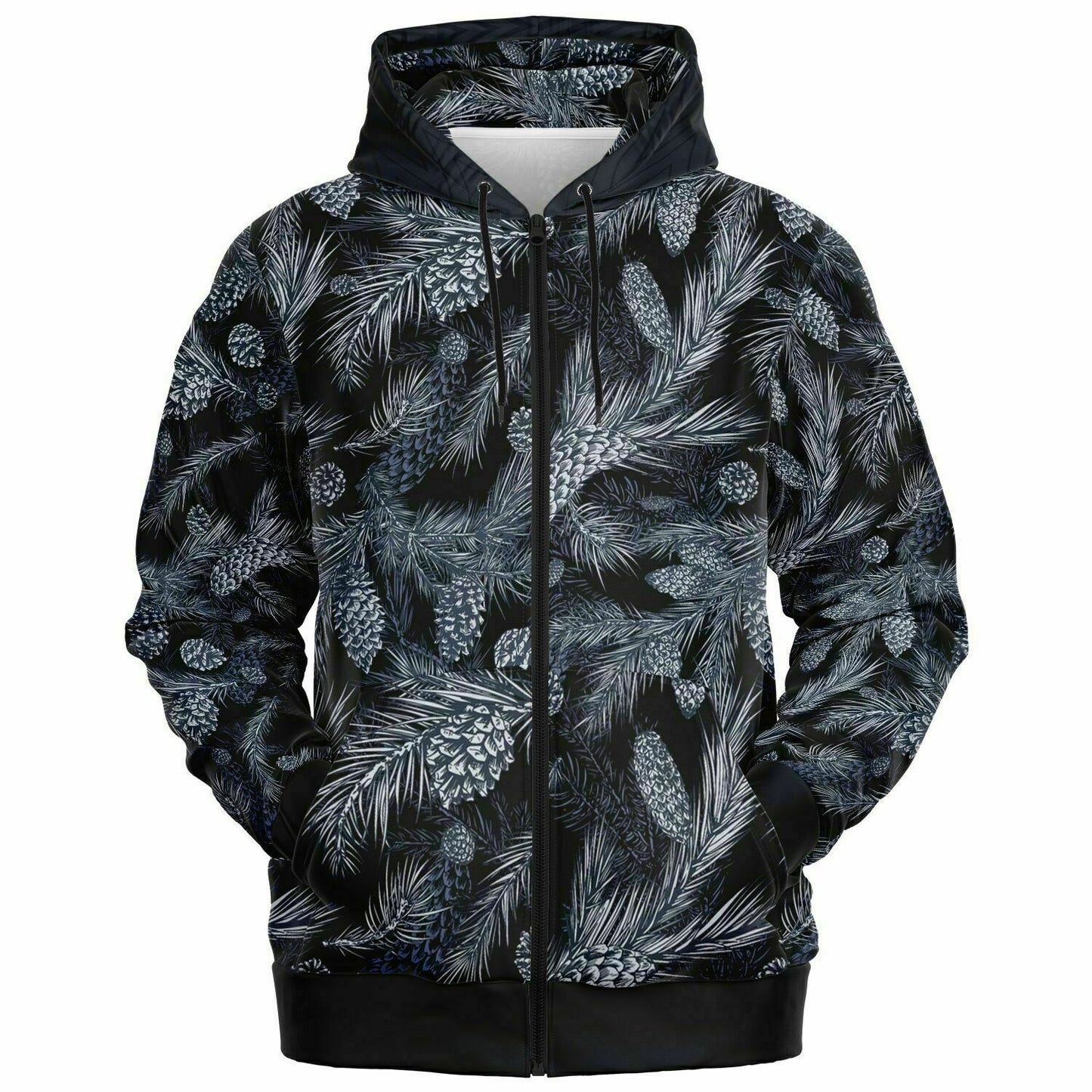 Black Spruce Unisex Zip Hoodie