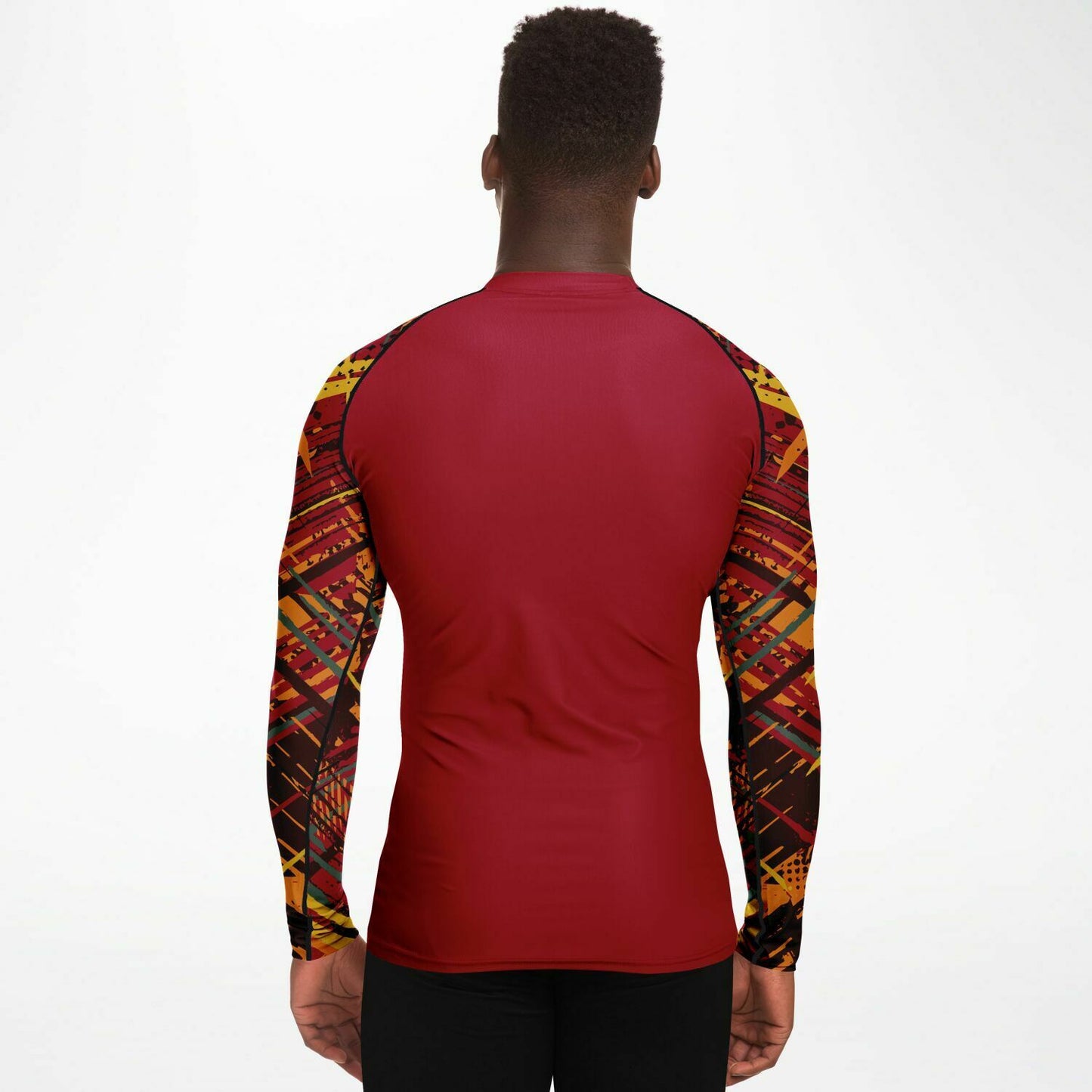 Koi Red Men's Rashguard (two sleeves)