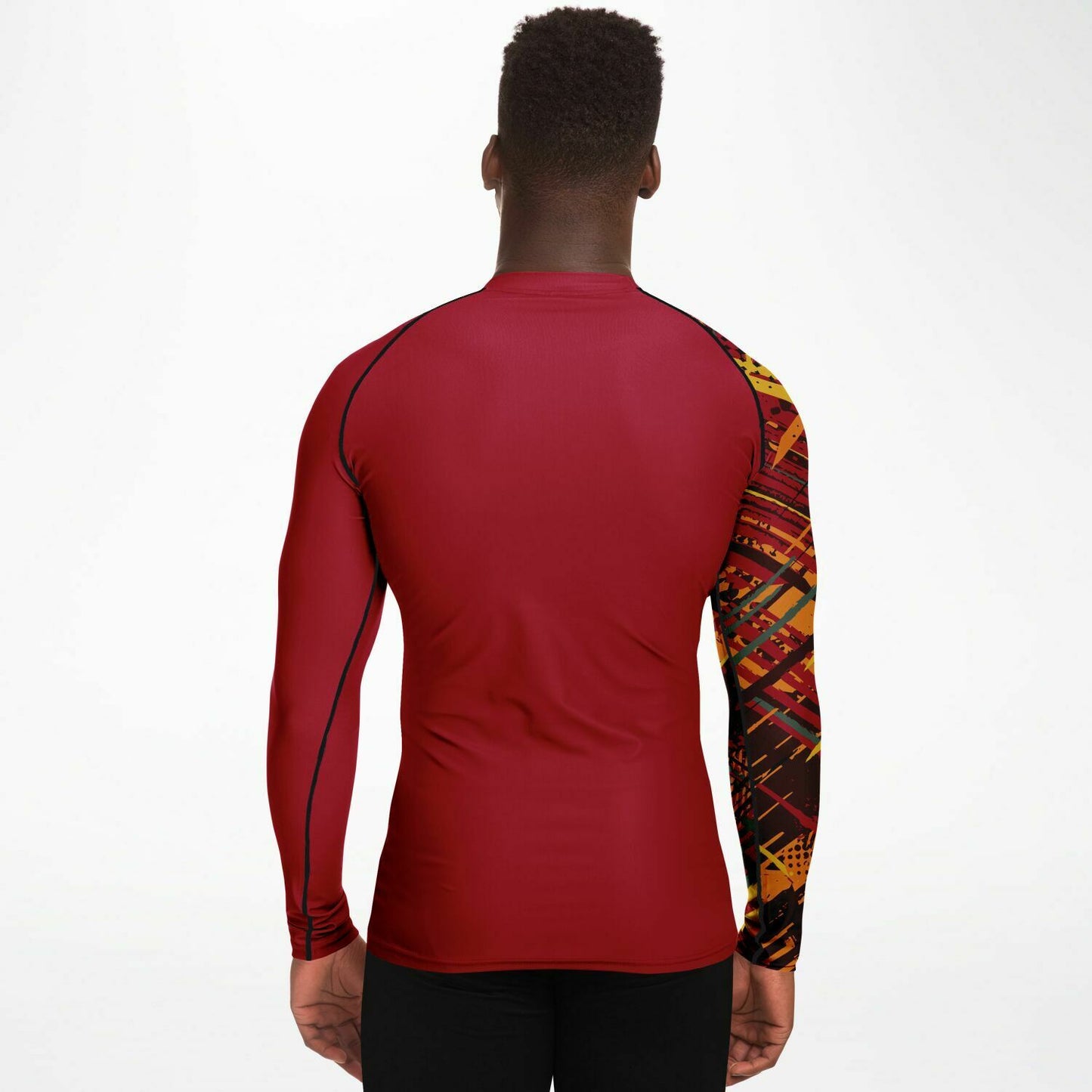 Koi Red Men's Rashguard (one sleeve)