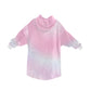 Pink Glass Blanket Hoodie for Women