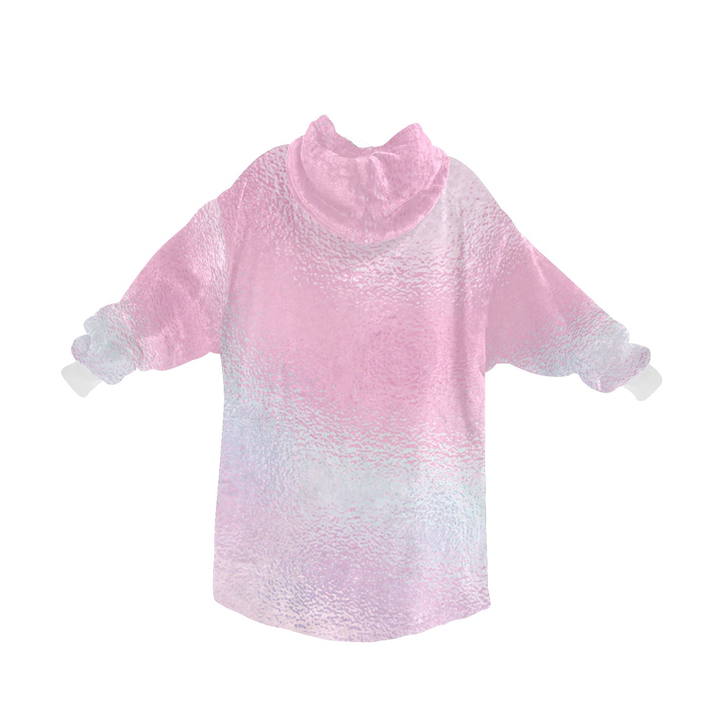 Pink Glass Blanket Hoodie for Women