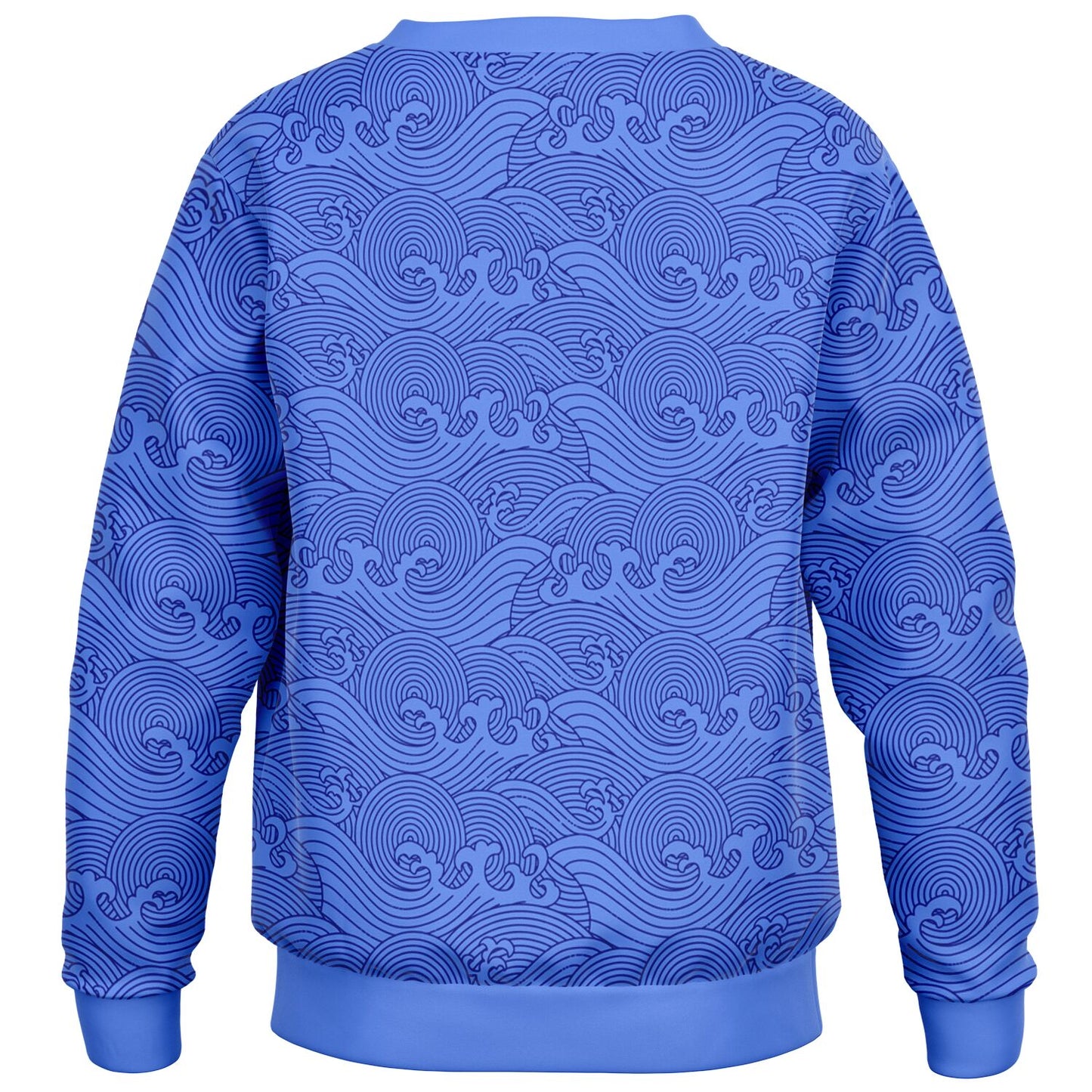 Waves and Ship Kids Poly Swearshirt