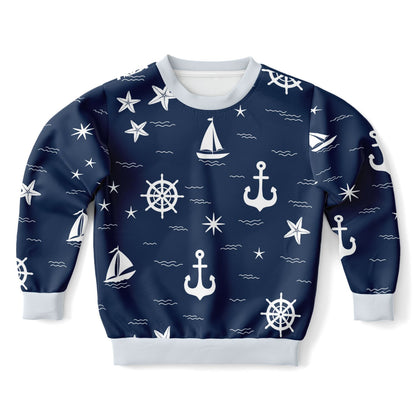 Blue Marine Kids Sweatshirt