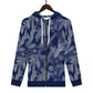 Dark Blue Spruce Women's  Zip Hoodie