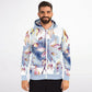 Blue Leaves Zip Hoodie - original