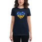 Ukraine Heart 1 Women Semi-Fitted T-shirt (10 colors)